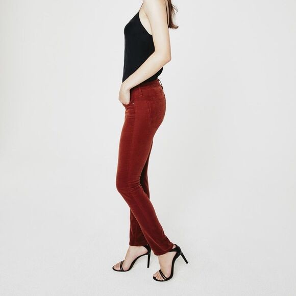 AG The Legging Super Skinny Fired Copper Cords 28R - Picture 3 of 6